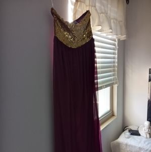 NWT Strapless sparkling dress